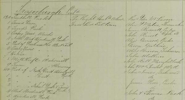 National Records of Scotland, Crown copyright, Valuation Roll, 1875, Fraserburgh, VR87/62 page 6. 