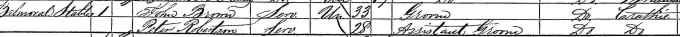 1861 Census record for John Brown