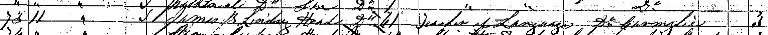 1861 Census record for James Bowman Lindsay