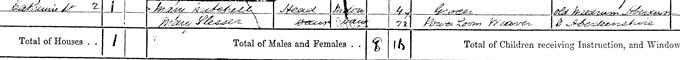 1871 Census record for Mary Slessor, page 14