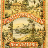 Image of the cover of 'The Settlers Guide to New Zealand' by George Vesey Stewart, 1886-1888 (Crown Copyright, National Records of Scotland, AF51/158)