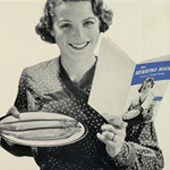 Image of the cover of 'The Herring Book' of recipes published as part of the Herring Industry's 'Eat More Herrings' campaign, 1935 (Crown Copyright, National Records of Scotland, AF56/1045)
