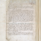Image of James II's Act of Parliament of Scotland banning both football and golf. The first known written reference to the game of golf in Scotland, 1457 (Crown Copyright, National Records of Scotland, PA5/6)