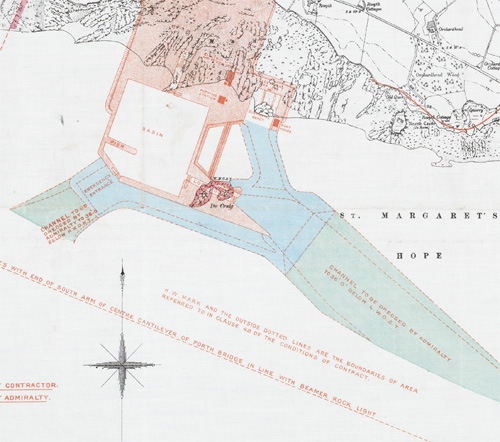 Plan of dredging preparations for Rosyth, 1910, National Records of Scotland, RHP14500/13/1250/1