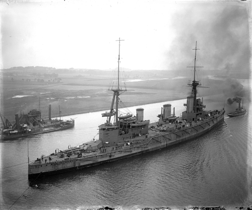 The battlecruiser New Zealand on the Clyde, 1912, National Records of Scotland, UCS1/118/GEN/251/1