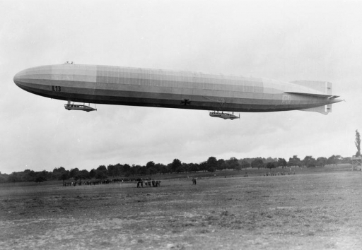 Zeppelin 2025 dropping bombs