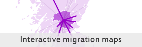 Link to Internal Migration in Scotland, year ending 30 June 2016 visualisation on the Scotland's Census website