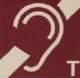 Hearing induction loop symbol
