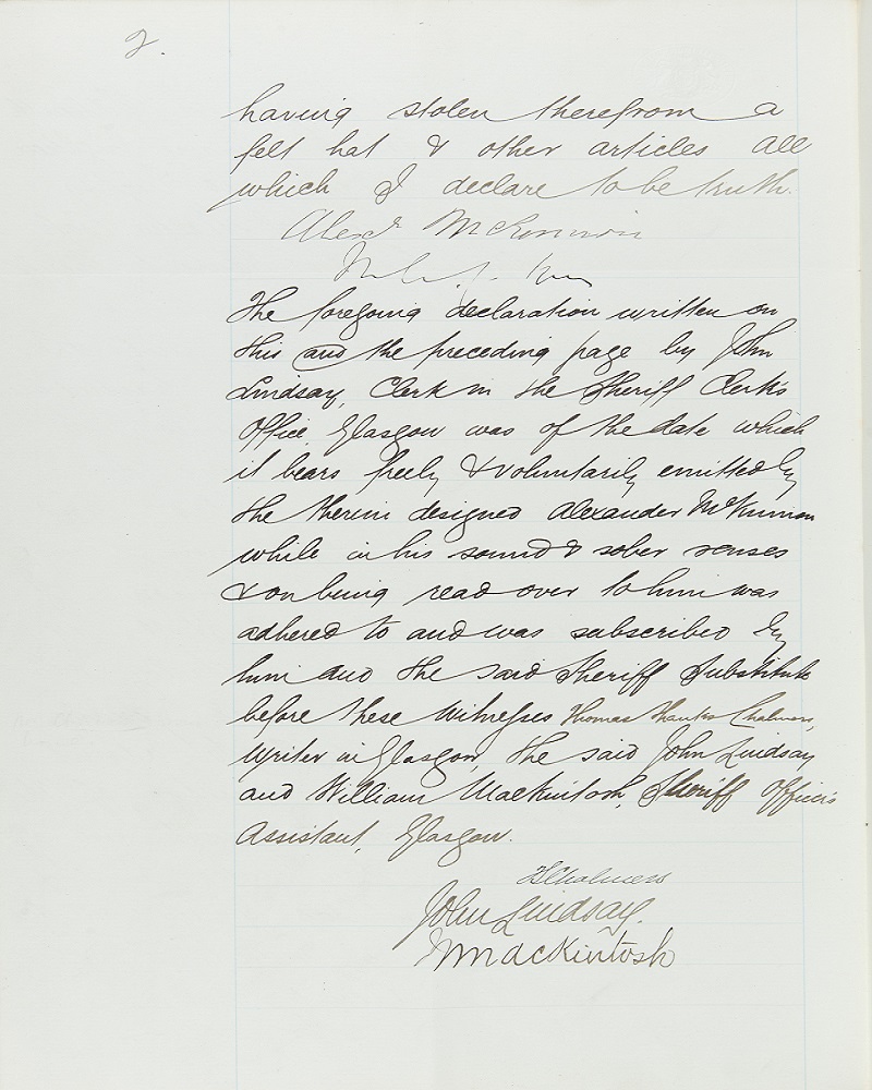 Alexander’s Declaration, 13 January 1880, page 2