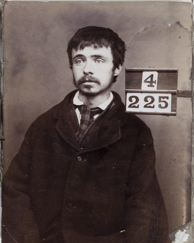 Photograph of Alexander McKinnon taken from the Criminal Lunatic Department Case Book