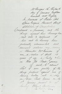 Alexander’s Declaration, 13 January 1880, page 1